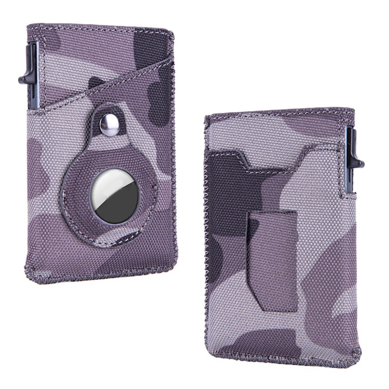 Ví Đựng Thẻ Tự Động RFID Bằng Kim Loại Tương Thích Với AirTag