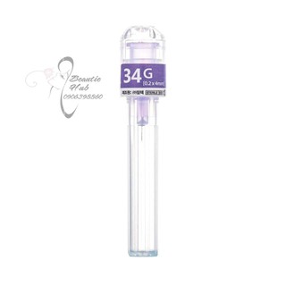 Đầu kim tiêm tinh chất tiêm căng bóng meso nanoneedle siêu nhỏ 34G - Hãng JBP Nhật Bản