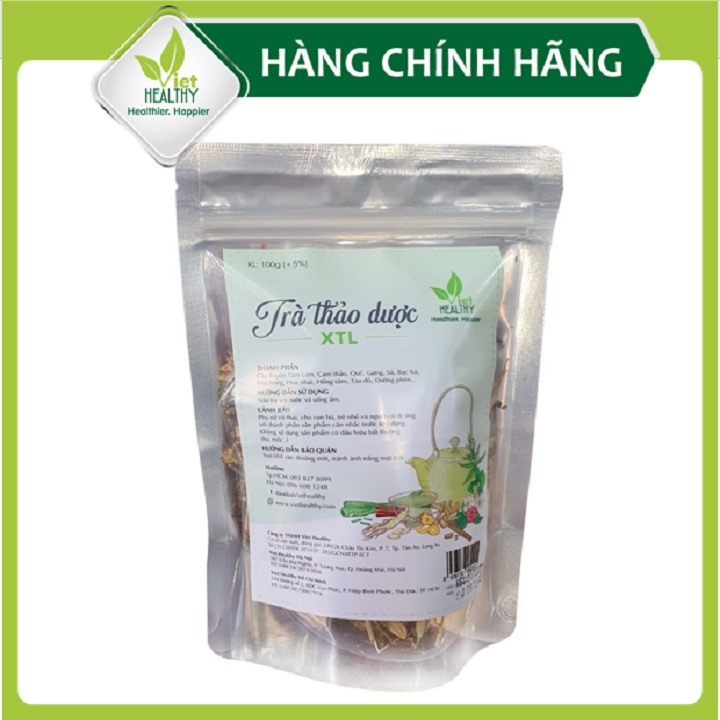 Trà thảo dược xuyên tâm liên Viet Healthy 100g