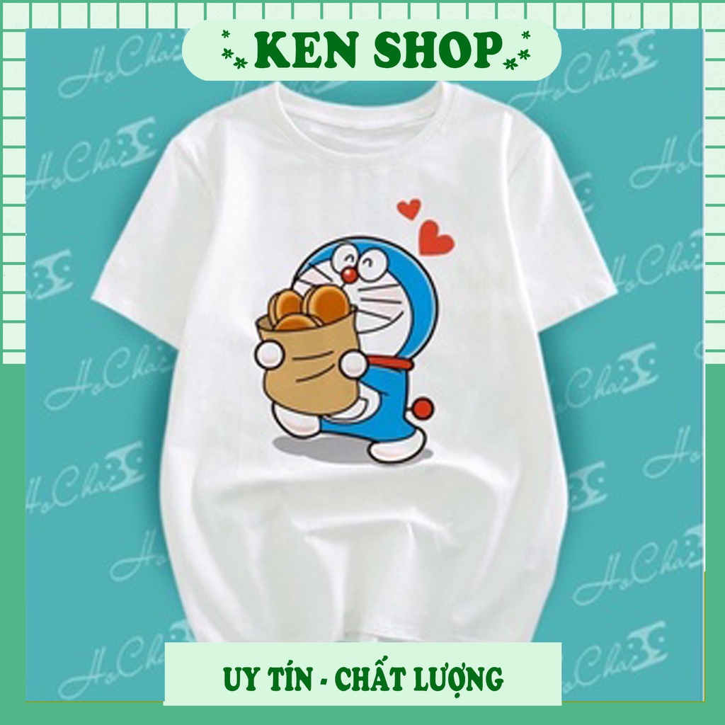 Áo thun nữ in doraemon doremon đủ mẫu đủ size