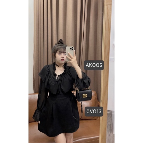 CVA013 Chân Váy Xếp Ly Phồng 2 Túi Hông Maii Thươngg Bigsize | BigBuy360 - bigbuy360.vn