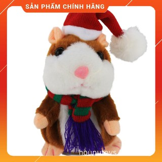 Hamster Giáng sinh Nói chuyện hamster đồ chơi sang trọng CỰC HÓT Mới 2020