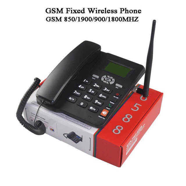 ☎️Điện Thoại Bàn GSM FWP 6588 Lắp Mọi Loại Sim Di Động, Gphone, HomePhone Máy 2 Sim - Có Tiếng Việt