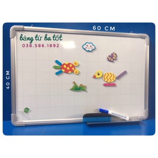 Bảng trắng mica Hàn Quốc từ tính hít nam châm nhiều Kích thước (Kèm quà tặng)