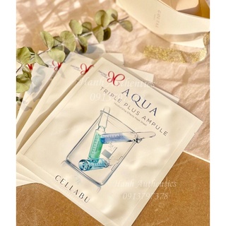 MẶT NẠ AMORE AQUA TRIPLE PLUS AMPOULE DƯỠNG TRẮNG DA