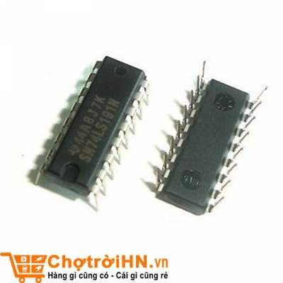 IC đếm nhị phân 74LS191 Up/Down DIP16