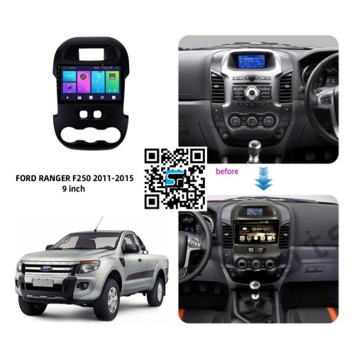 HOT MÀN HÌNH ANDROID + MẶT DƯỠNG FORD RANGER  2018-2020 +JAK CẮM ZIN CHÍNH HÃNG