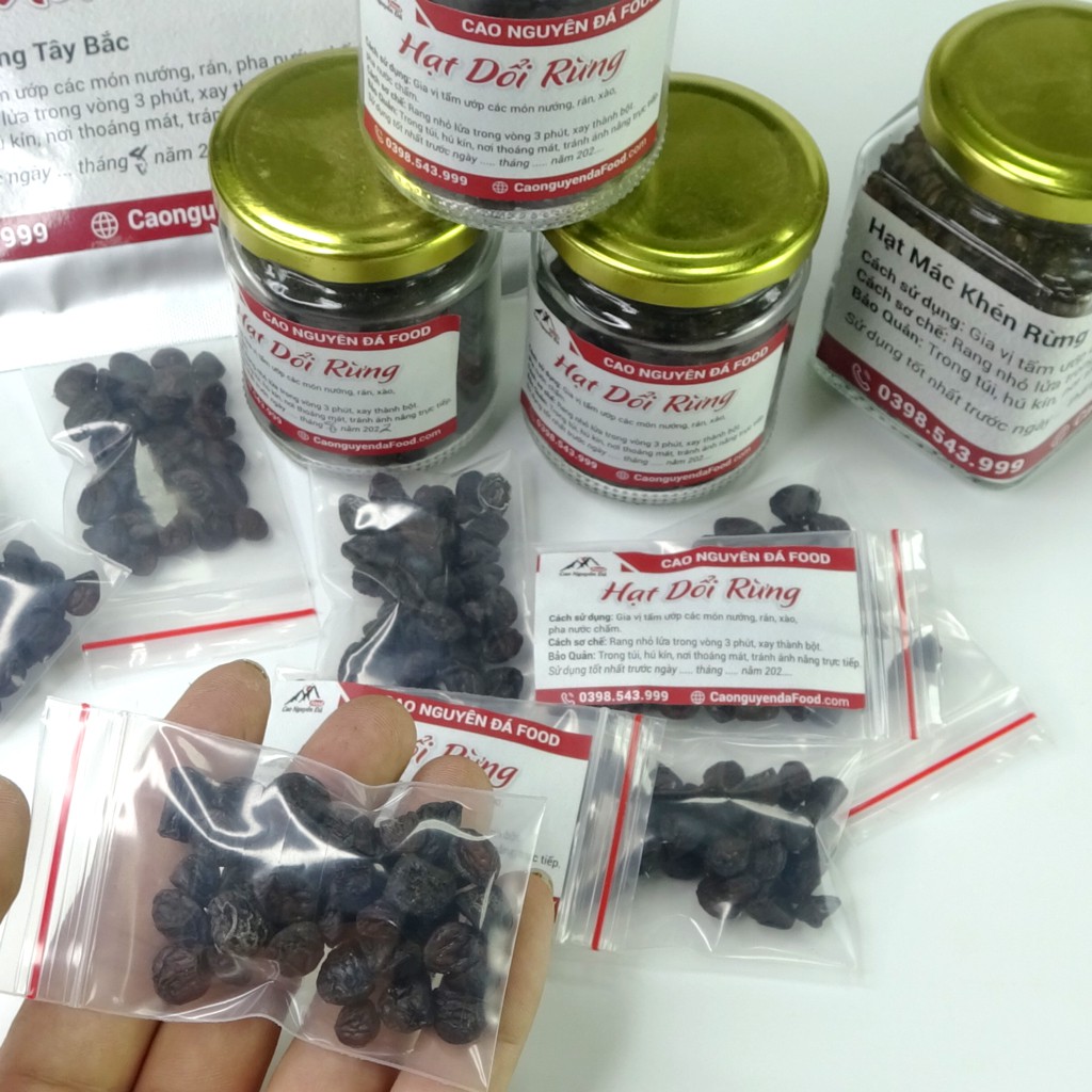 Combo: Mắc khén + hạt dổi nếp Tây Bắc, gia vị ướp thịt nướng