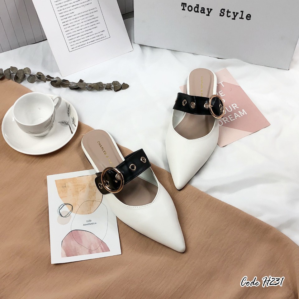 Sục nữ mũi nhọn Today Style da mềm H231