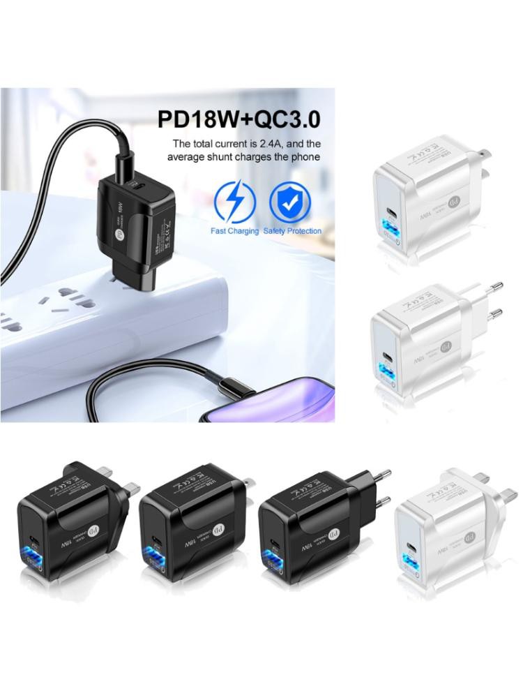 Củ Sạc Nhanh Usb 3.0 Qc 18w Pd