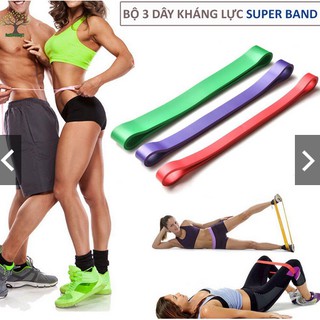 Bộ 3 dây kháng lực cao cấp Super Band