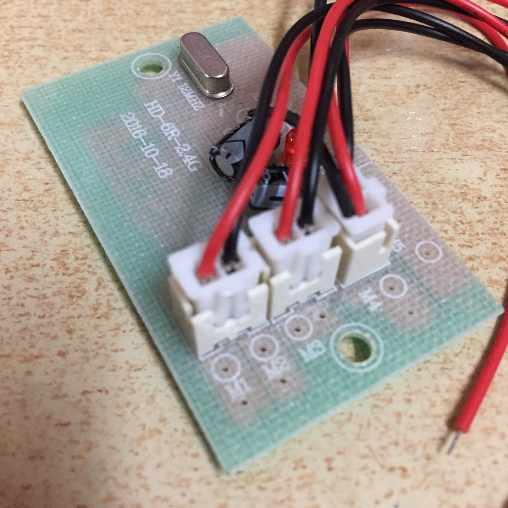 Mạch thu phát 2.4G 6 kênh 3 động cơ nguồn 4.5V - 6V