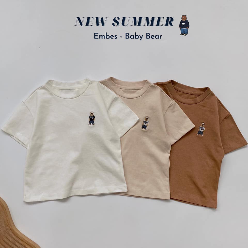 Áo thun trẻ em, áo phông trẻ em bé trai bé gái cotton co giãn mềm mịn thanh hằng baby 9 đến 21 kg