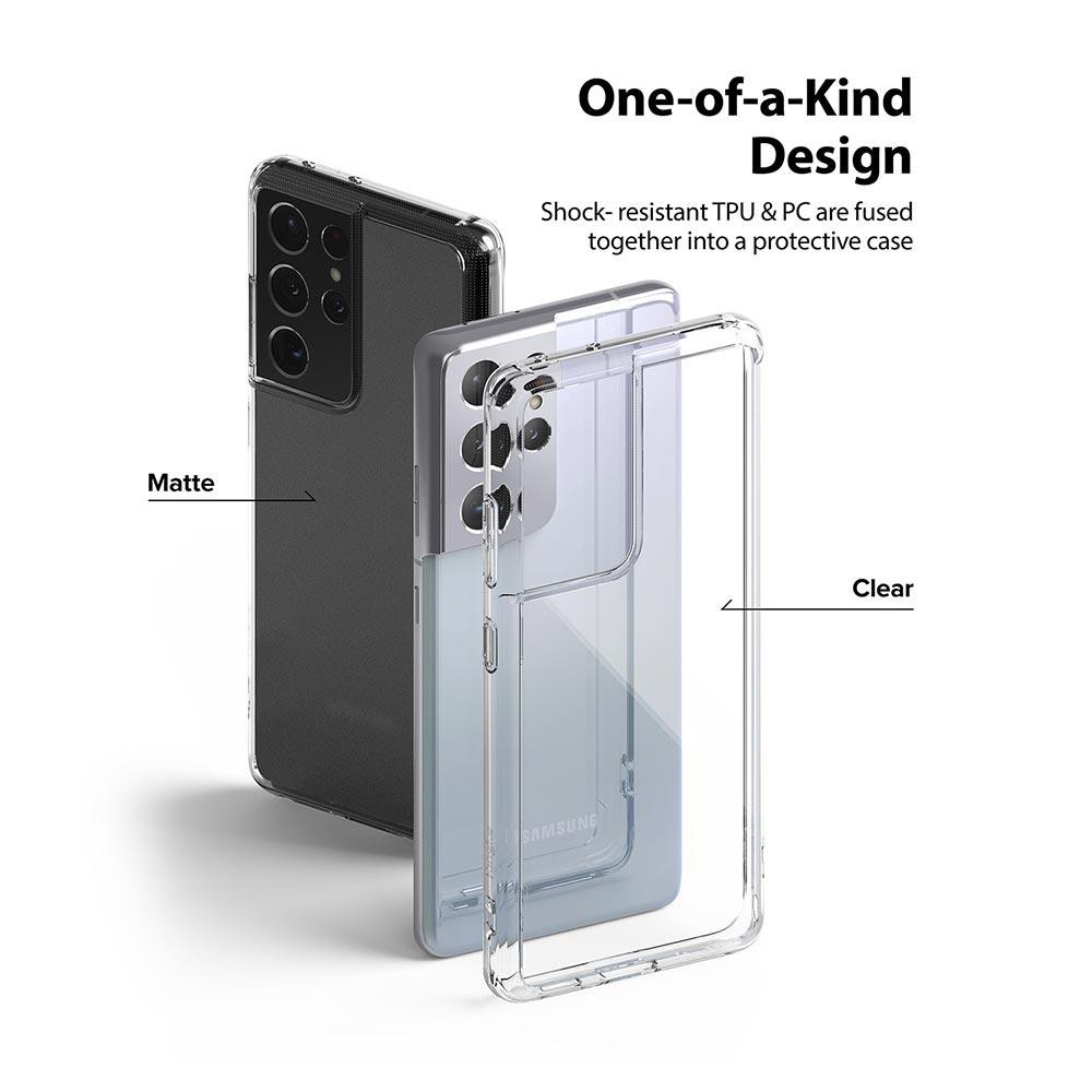 Ốp lưng chống sốc hàng hiệu Ringke Fusion cho Galaxy S21 | S21 Ultra | S21 Plus