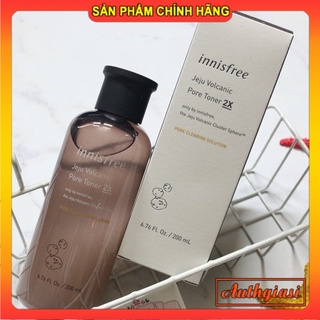 Nước hoa hồng Innisfree Jeju Volcanic Pore Toner 2X NHH từ tro núi lửa 200ml