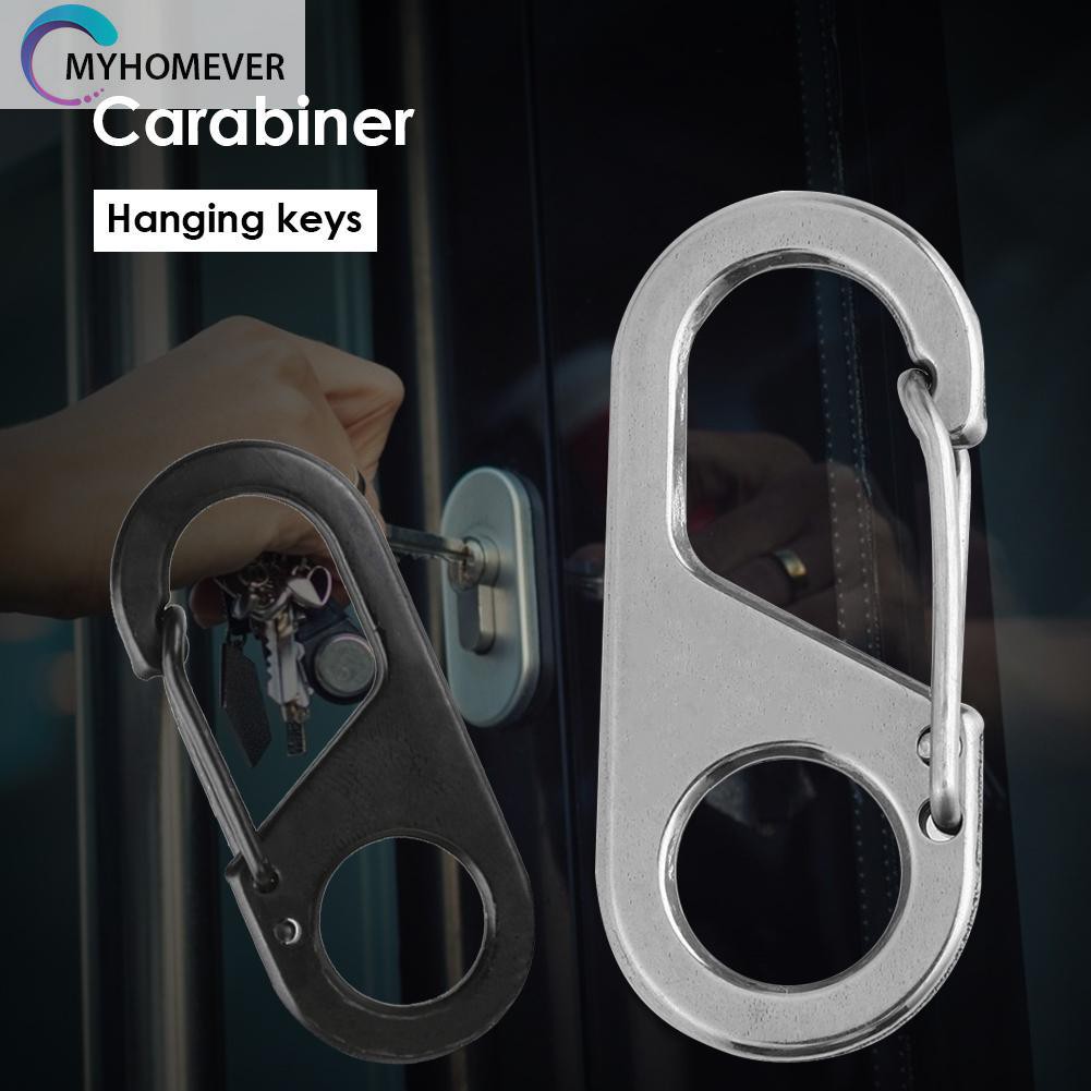 Móc khóa carabiner hình số 8 đa dụng chất lượng cao