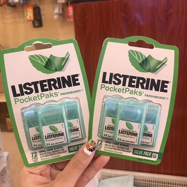 Miếng ngậm thơm miệng Listerine