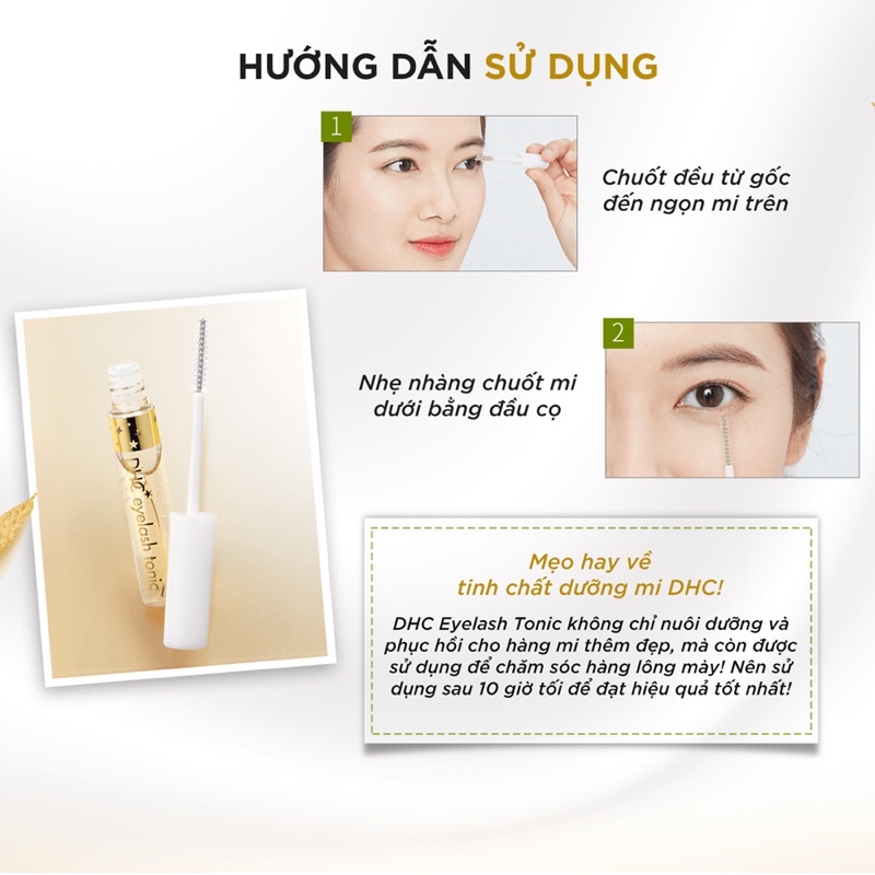 [Tinh Chất Dưỡng Dài Và Dày Mi] DHC Eyelash Tonic Nhật Bản 6.5ml