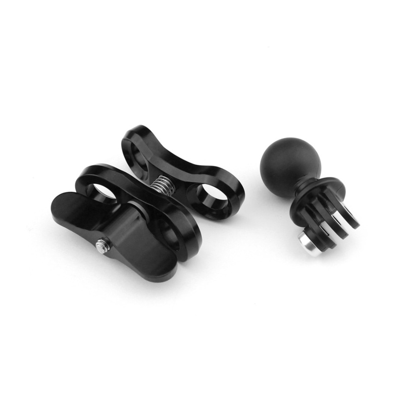 Giá Đỡ Đèn Chụp Ảnh Dưới Nước 2 Lỗ Dạng Xoay Cho Go Pro