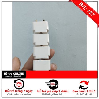 (Hàng Cao Cấp)Ổ cắm chuyển đổi 3 chân sang 2 chân giắc 3 chạc sang 2 chấu phích cắm nguồn 220V