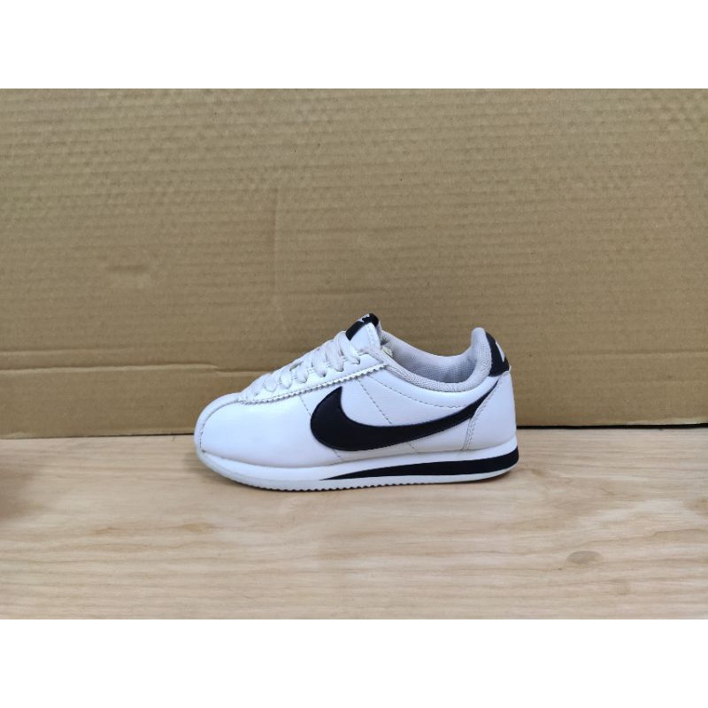 giày Nike Cortez trắng đen sz 36