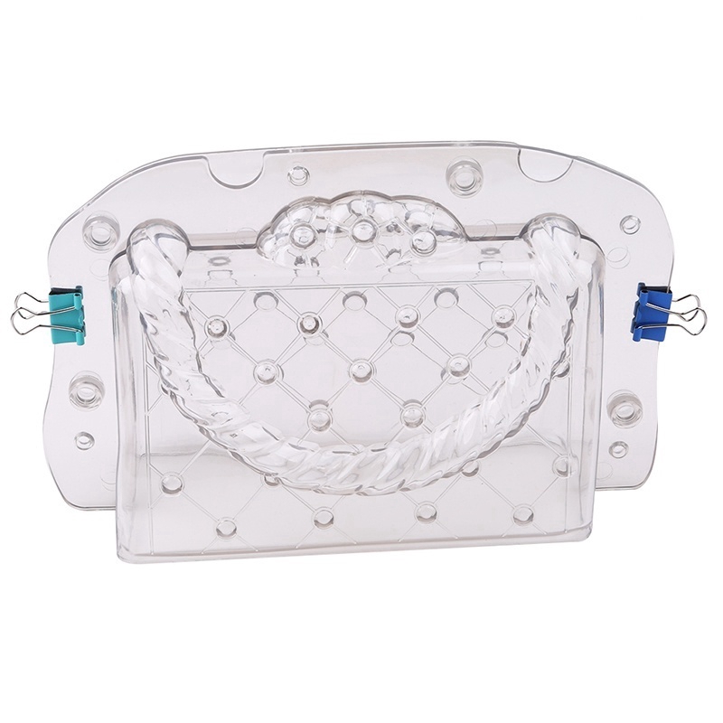 Khuôn nhựa làm bánh kẹo diy hình chiếc túi xách 3d độc đáo