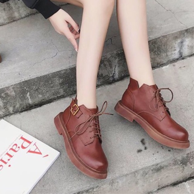 🌿Giày oxford cổ cao retro kiểu Anh🌿