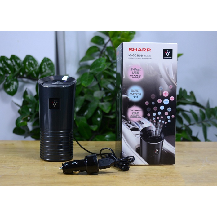 Máy lọc không khí, khử mùi xe ôtô Sharp IG-GC2E-B Hàng Thái Lan - Bảo Hành Chính Hãng
