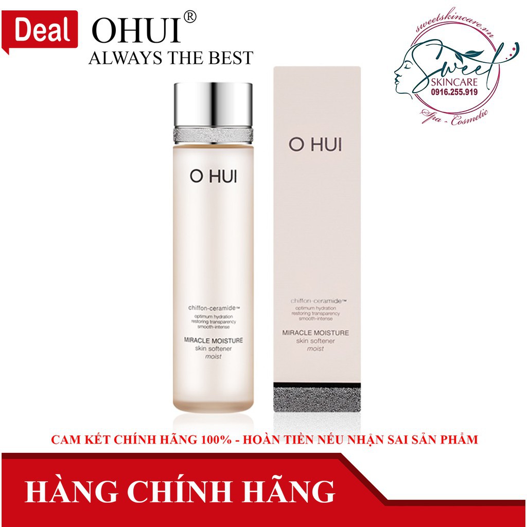 Nước hoa hồng Ohui Miracle Moisture Skin Softener