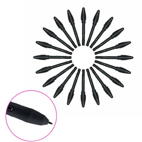 20 Chiếc Bút Thay Thế Nibs Đầu Cho XP-Pen VEIKK A30 A50 HUION H640P H950P H1060P HS64 H420X H430P HS