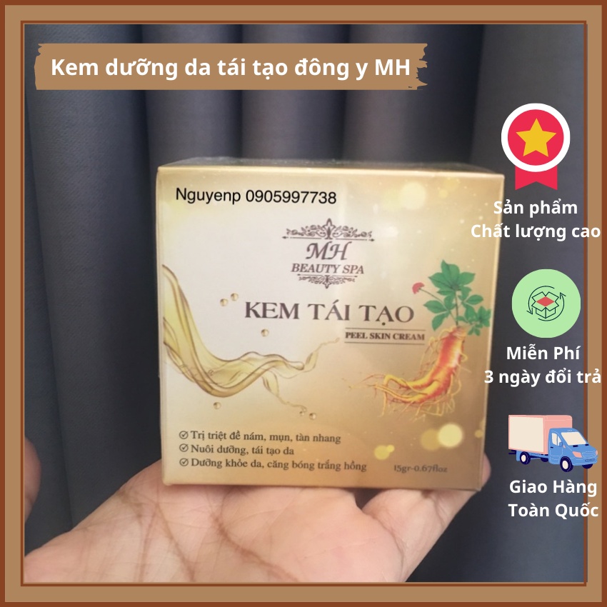Kem dưỡng da tái tạo đông y MH ⚡ MẪU MỚI ⚡ kem dưỡng tái tảo da nhẹ nhàng đào thải các tế bào chết hiệu quả