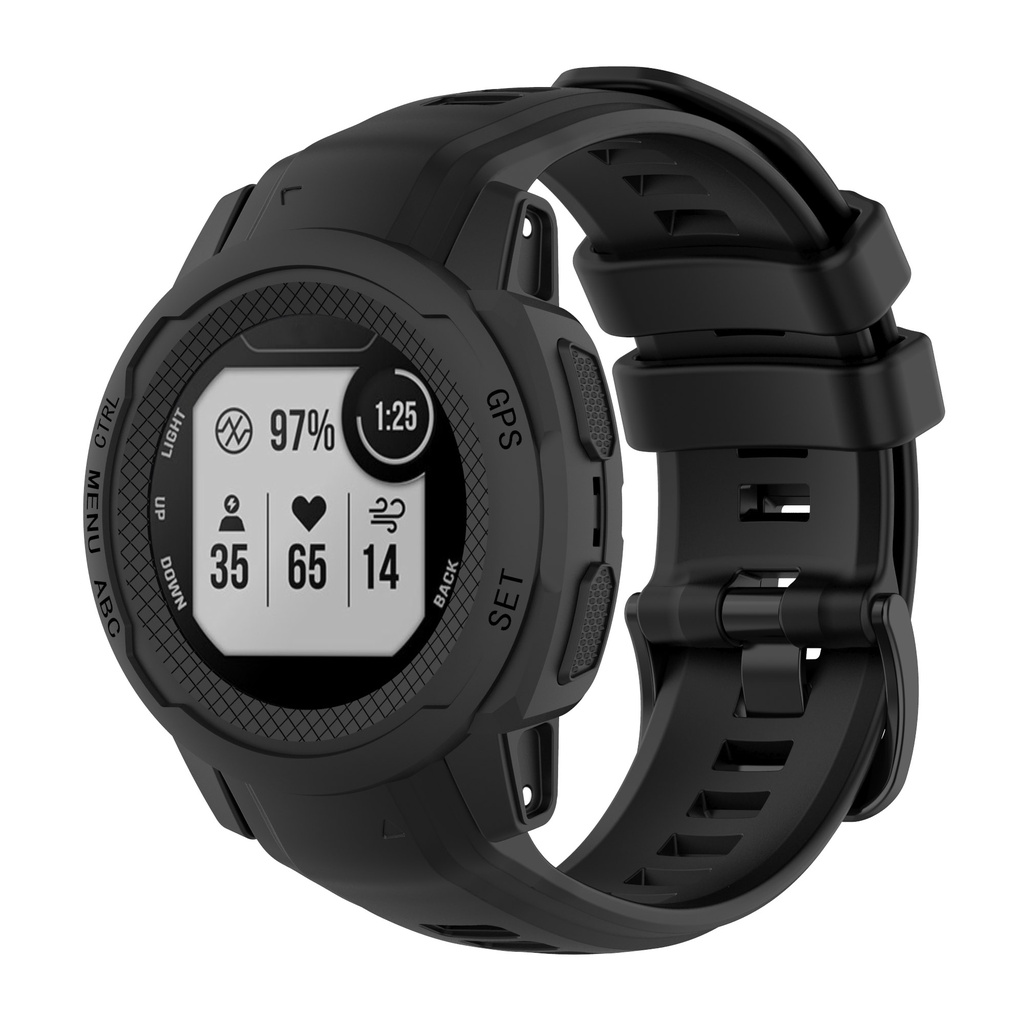Dây Đeo Silicone Thay Thế Cho Đồng Hồ Thông Minh Garmin Instinct 2S Solar/Surf/Camo/Standard