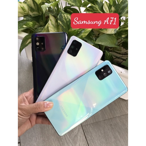 Bộ vỏ A71 Samsung (gồm lưng,sườn,phím ,kính camera)