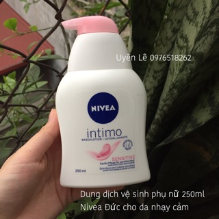 Dung dịch vệ sinh phụ nữ Nivea Đức cho da nhạy cảm 250ml