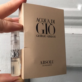 Vial mẫu thử nước hoa minin Acqua Di Giò Giorgio Armani Absolu EDP (1.2ml) - France