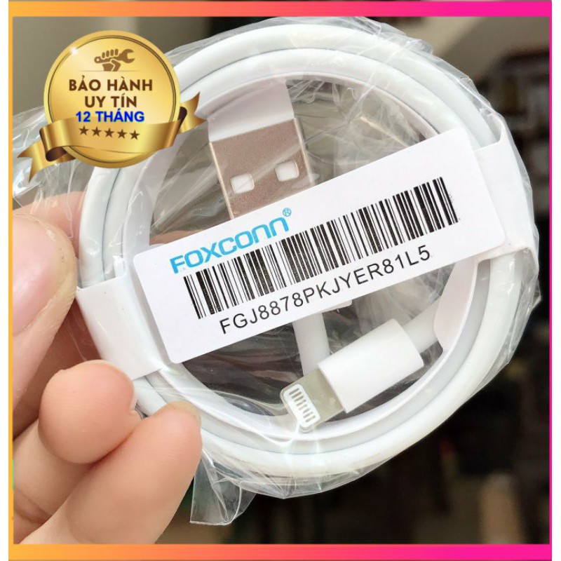 Dây Sạc Iphone Foxconn 5ic Loại Tốt, Chất Lượng Cao Phù Hợp Mọi Máy Từ 5/5s Đến 11 Pro Hàng Chính Hãng