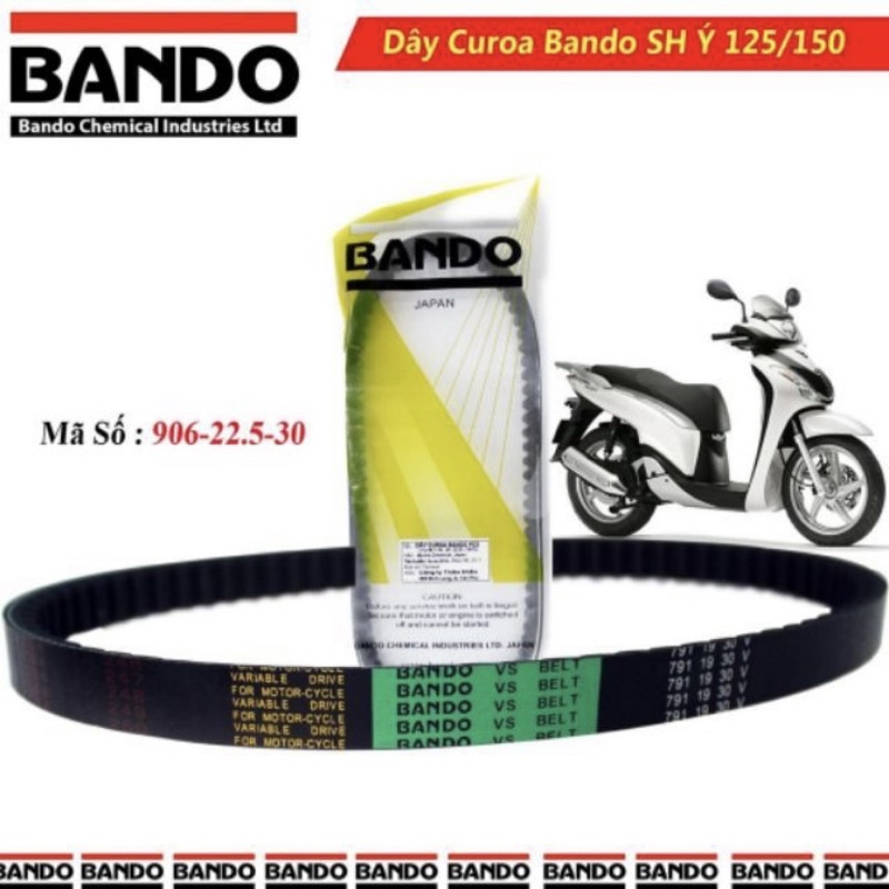 Dây curoa xe Sh 2020 2021 2017 2018 2019 2010 2011 2012 2013 2014 2015 2016 bando