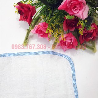 SET 10 Khăn Sữa Xô Trắng Siêu Thấm (Các Loại 2 - 3 - 4 Lớp) Cho Bé