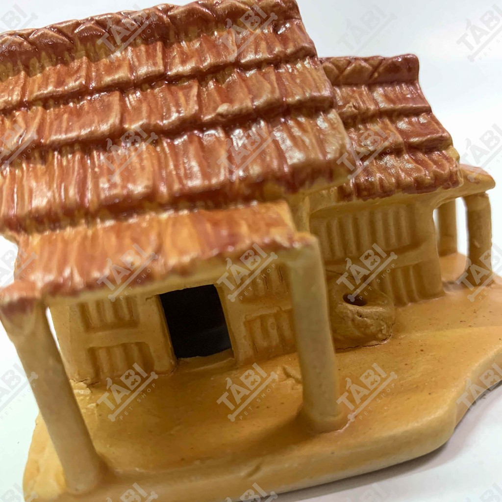 [NHẬN QUÀ KHI MUA ĐƠN 39K] Nhà Lá Thôn Quê - Tiểu Cảnh Cho Hồ Cá