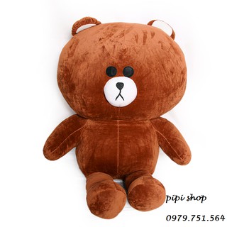 GẤU BÔNG BROW CAO CẤP 1M5 KHỔ VẢI M7