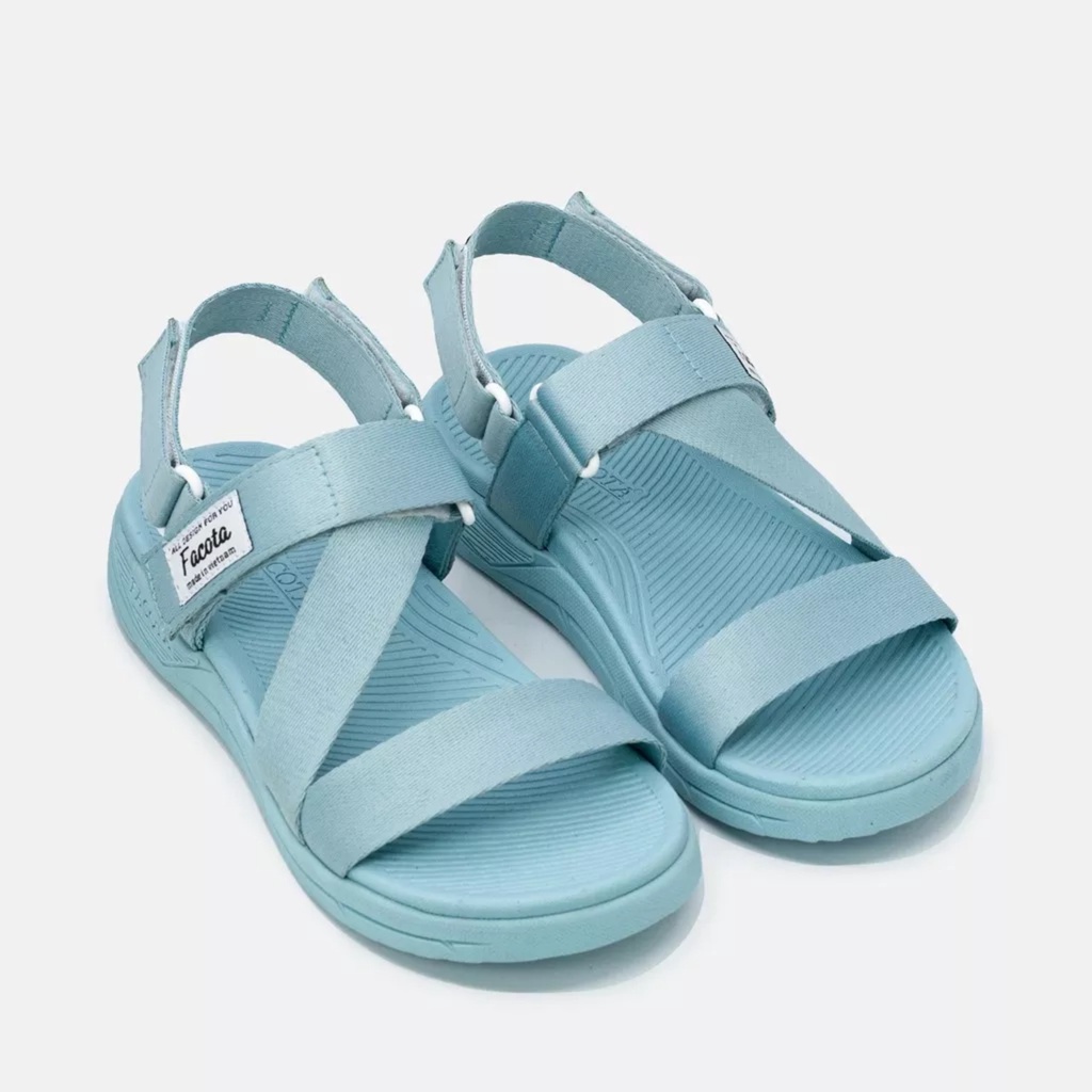 Giày Dép Sandal Unisex thể thao Facota NN06 Xanh Ngọc bảo hành 365 Ngày
