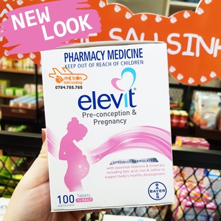 Vitamin tổng hợp elevit cho mẹ mang thai 100vien - úc