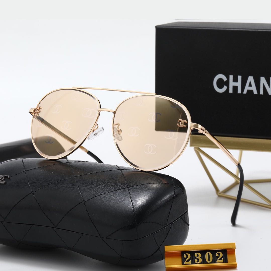 Chanel_ Kính râm 2021 Thời trang Hàn Quốc mới Kính râm phân cực nam và nữ Cặp đôi hợp thời trang Du lịch ngoài trời Kính râm lái xe thời trang Ngôi sao đường phố Chụp ảnh Wild Anti-UV Kính râm