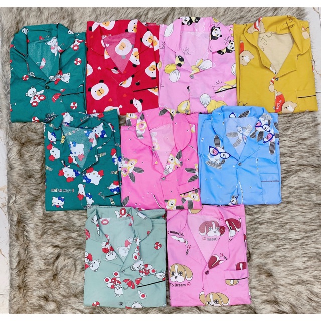 Bộ Ngủ Pijama Cộc Đùi ( Mẫu Số 58 - 66)