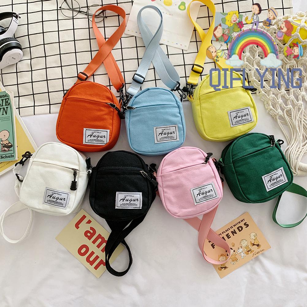 Túi Đeo Chéo Mini Bằng Vải Bạt Thời Trang Cho Nữ