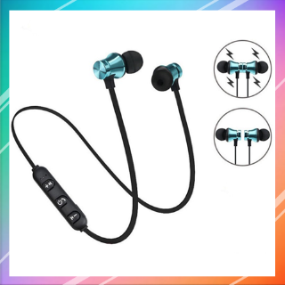 Tai Nghe Bluetooth Thể Thao Có Nam Châm Cho Iphone X Android OPPO xiaomi huawei