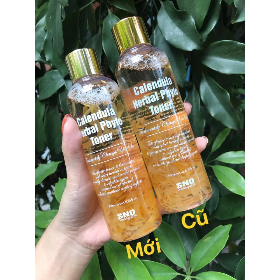 Nước Hoa Hồng Hoa Cúc SNO Calendula Herbal Phyto Toner 200ml