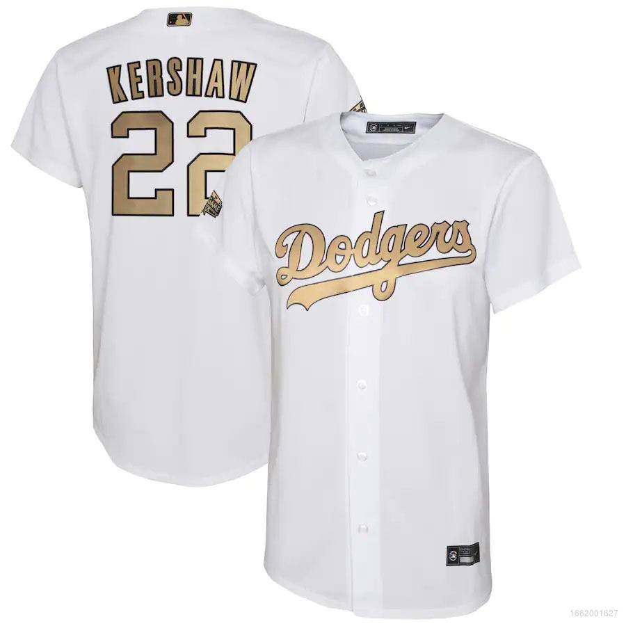 Áo Bóng Chày Thể Thao Phiên Bản Kershaw Phiên Bản Cầu Thủ Bóng Chày Los Angeles Dodgers 2022 MLB All-Star
