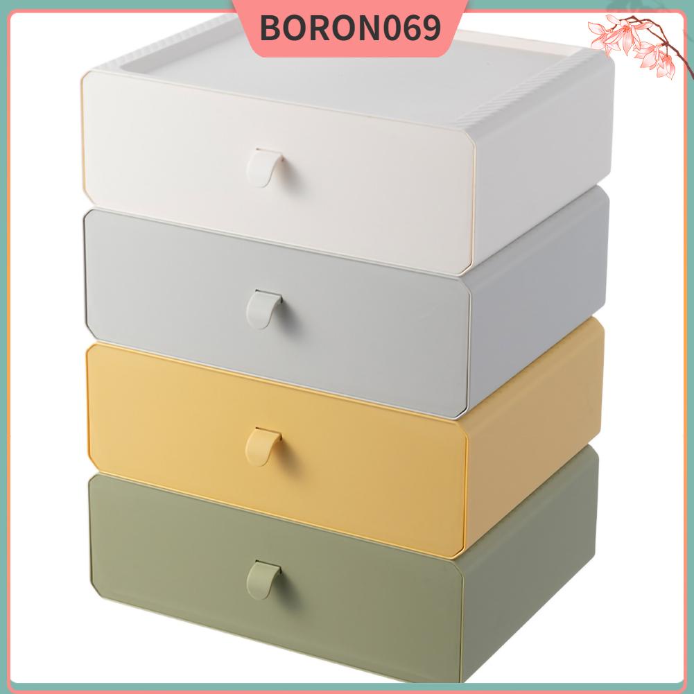 Hộp lưu trữ đồ lót Chống bụi Vớ áo ngực bằng nhựa có thể xếp chồng lên nhau Quần Tổ chức cho tủ đựng quần Boron069
