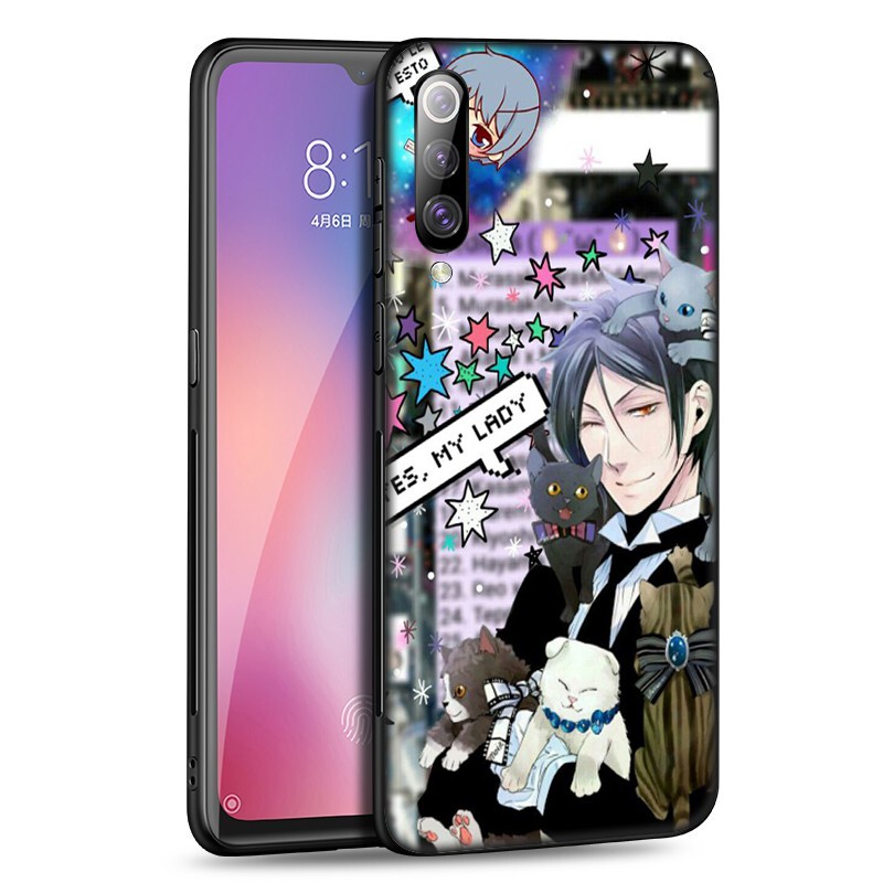 Ốp Lưng Mềm In Hình Nhân Vật Black Butler Cho Xiaomi Redmi 4a 4x 5 5a 6 6a 7 7a Plus Pro